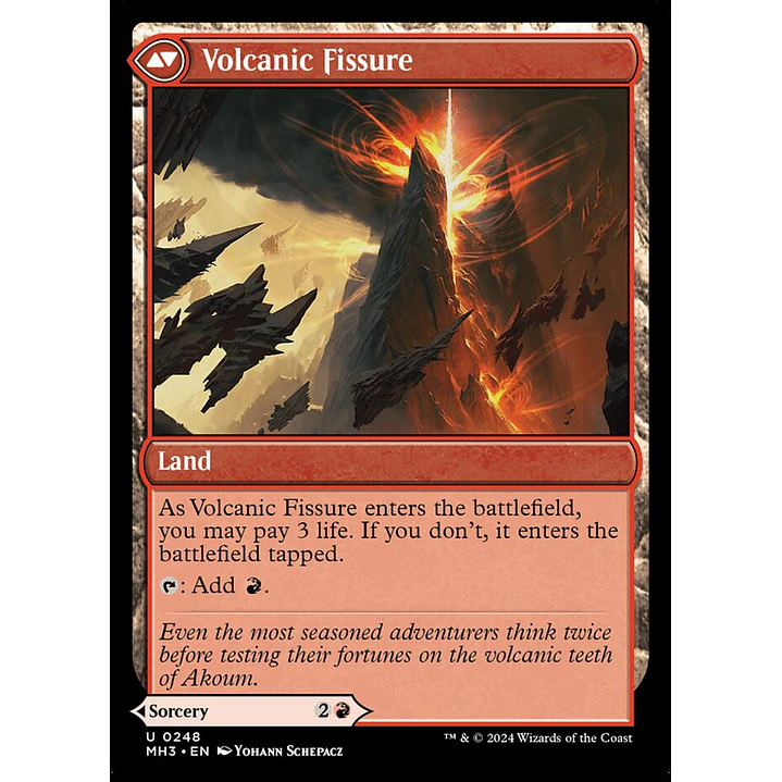 Sundering Eruption // Volcanic Fissure (foil) | Inglés | NM | MH3 2