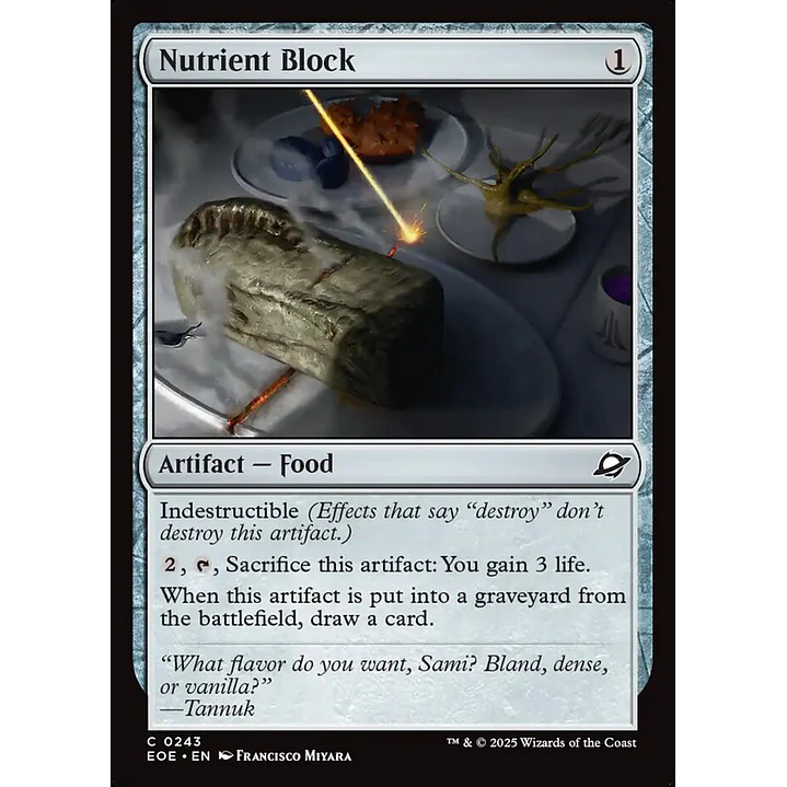 Nutrient Block | Inglés | NM | EOE 1