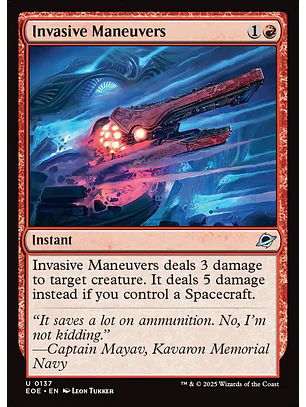 Invasive Maneuvers | Inglés | NM | EOE