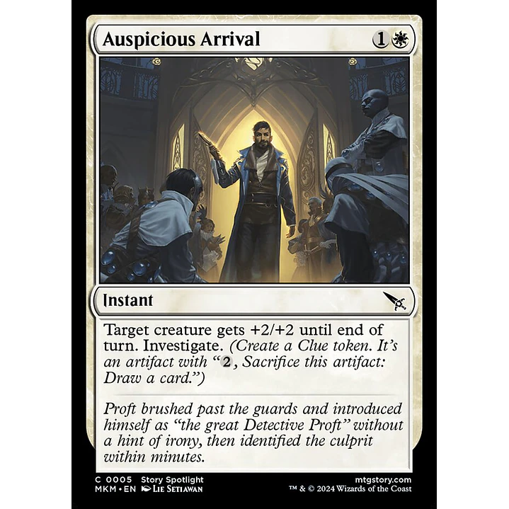 Auspicious Arrival | Español | NM | MKM 1