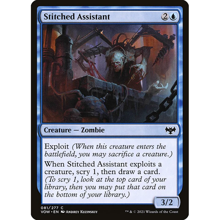 Stitched Assistant | Español | NM | VOW 1