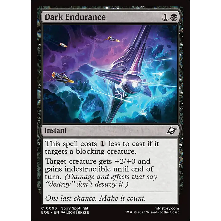 Dark Endurance | Inglés | NM | EOE 1