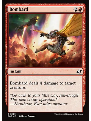Bombard | Inglés | NM | EOE