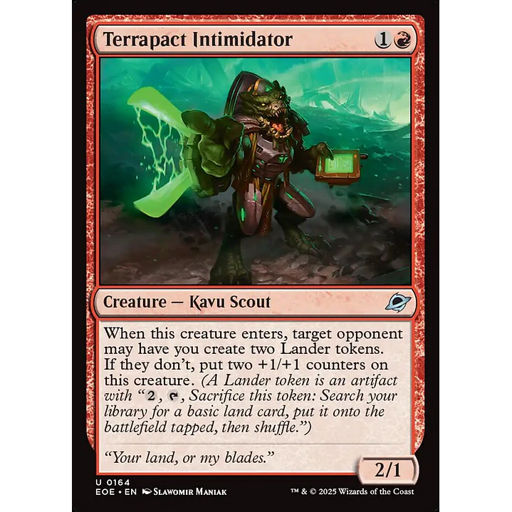 Terrapact Intimidator | Inglés | NM | EOE 1
