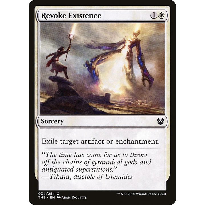 Revoke Existence | Español | NM | THB 1