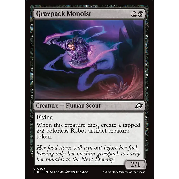 Gravpack Monoist | Inglés | NM | EOE 1