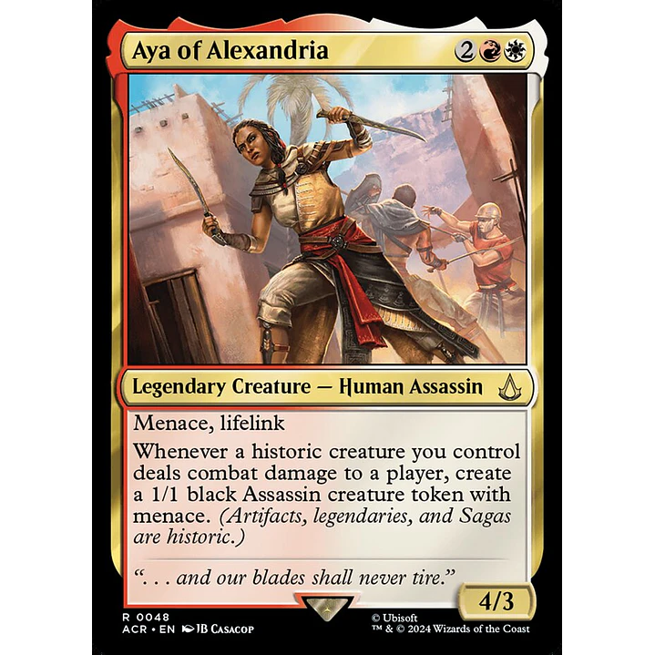 Aya of Alexandria (foil) | Inglés | NM | ACR 1