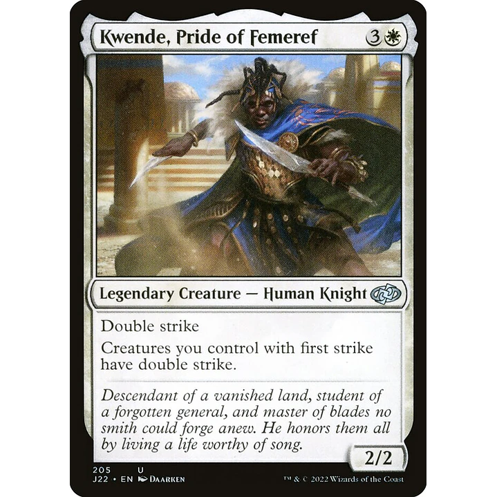 Kwende, Pride of Femeref | Español | NM | J22 1