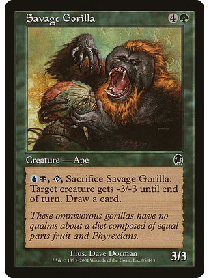Savage Gorilla (Retro Frame) | Español | NM | APC