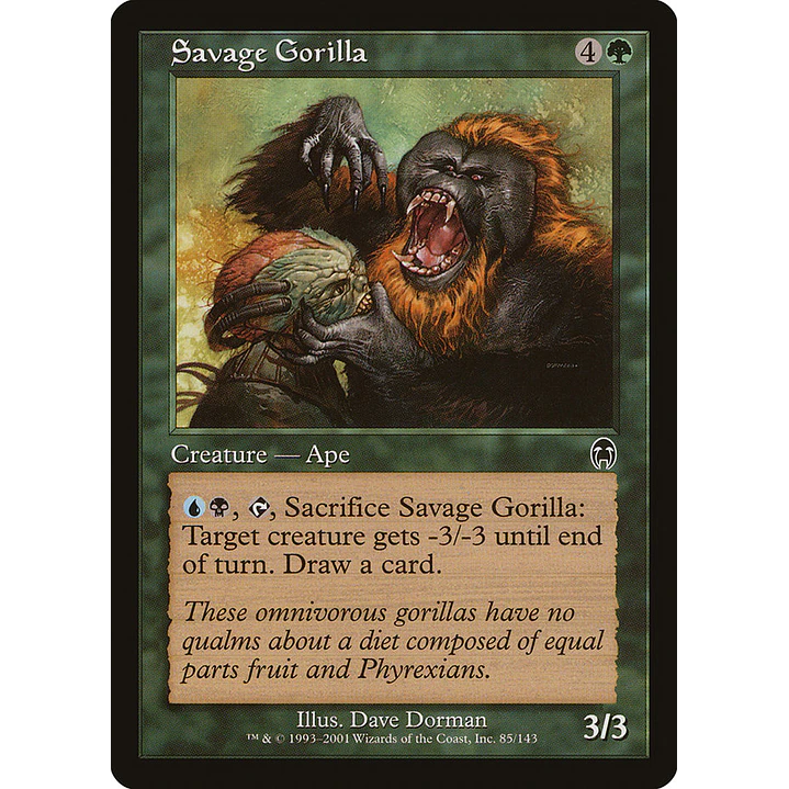 Savage Gorilla (Retro Frame) | Español | NM | APC 1
