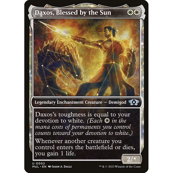 Daxos, Blessed by the Sun (Showcase) | Inglés | NM | MUL 1