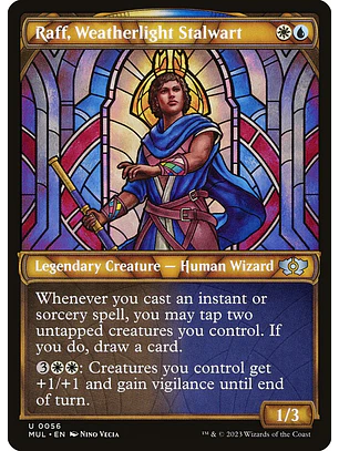 Raff, Weatherlight Stalwart (Showcase) | Inglés | NM | MUL