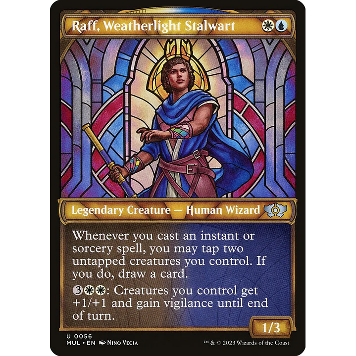 Raff, Weatherlight Stalwart (Showcase) | Inglés | NM | MUL 1