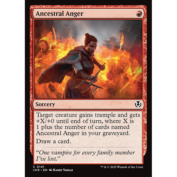 Ancestral Anger | Español | NM | INR 1