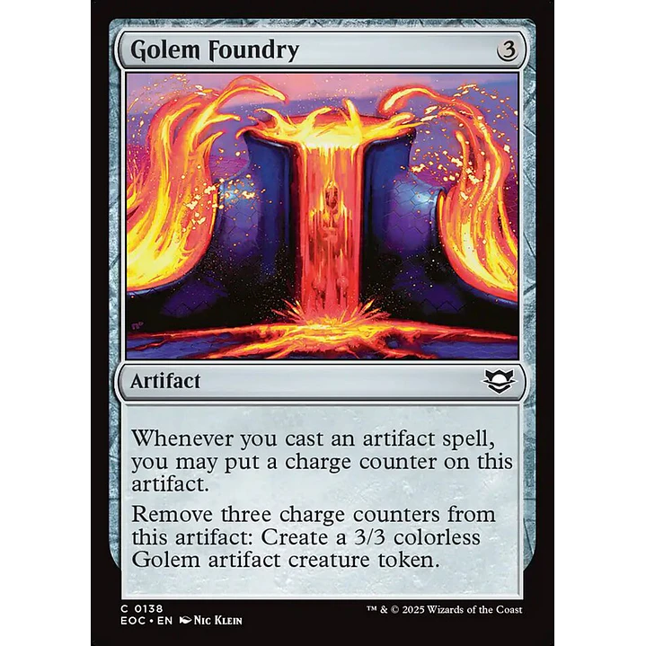 Golem Foundry | Inglés | NM | EOC 1