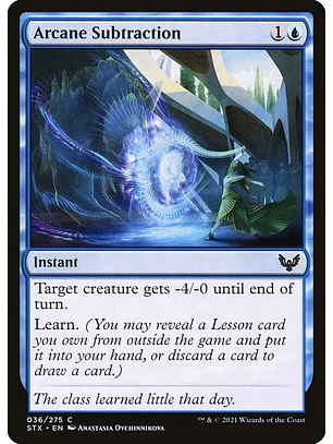Arcane Subtraction | Español | NM | STX