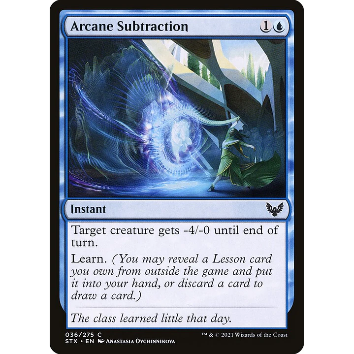 Arcane Subtraction | Español | NM | STX 1