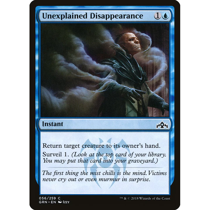Unexplained Disappearance | Inglés | NM | GRN 1