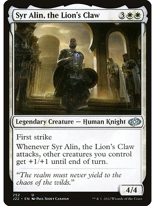 Syr Alin, the Lion's Claw | Español | NM | J22