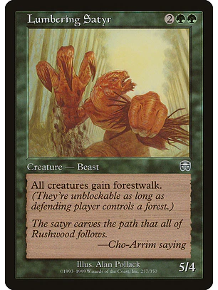 Lumbering Satyr (Retro Frame) | Español | NM | MMQ