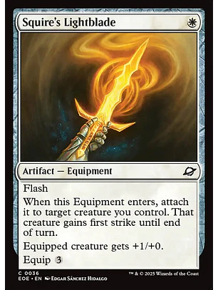 Squire's Lightblade | Inglés | NM | EOE