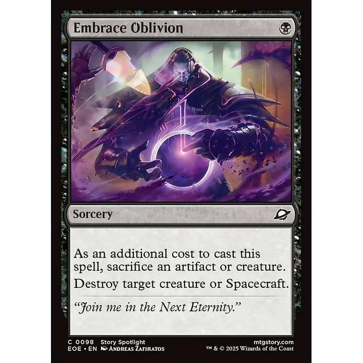 Embrace Oblivion | Inglés | NM | EOE 1
