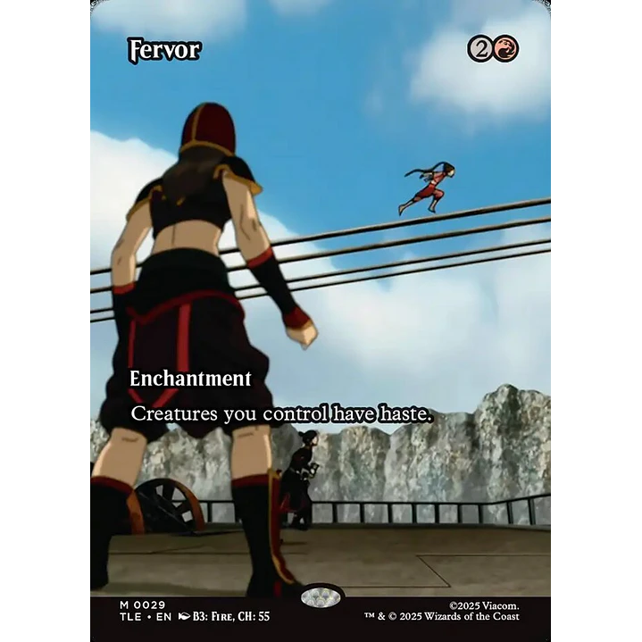 Fervor (Borderless foil) | Inglés | NM | TLE 1