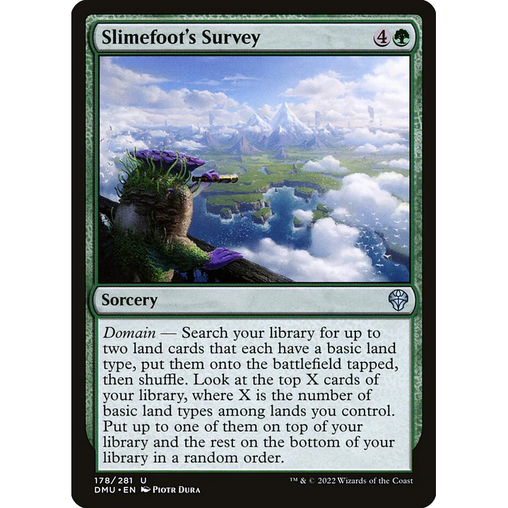 Slimefoot's Survey | Español | NM | DMU 1