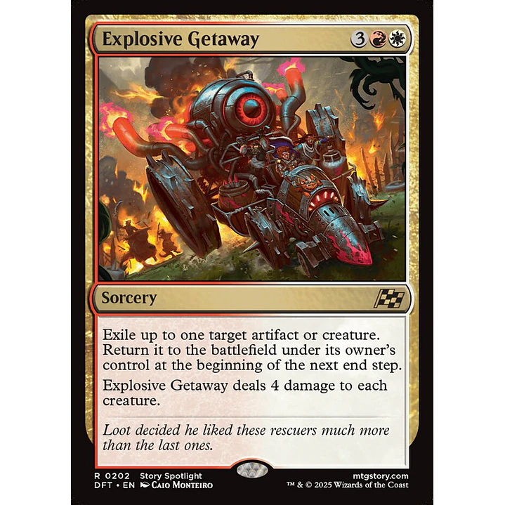 Explosive Getaway | Español | NM | DFT 1