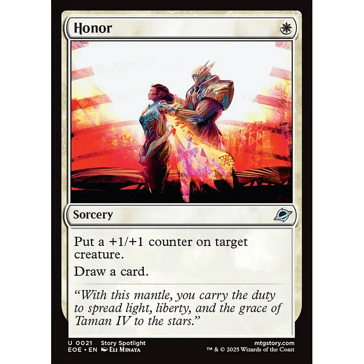 Honor | Inglés | NM | EOE 1