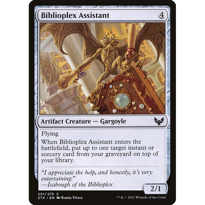Biblioplex Assistant | Español | NM | STX 1