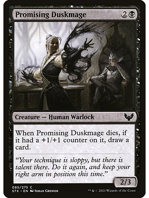 Promising Duskmage | Español | NM | STX