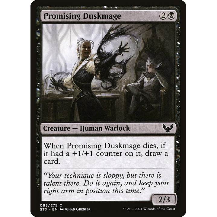 Promising Duskmage | Español | NM | STX 1