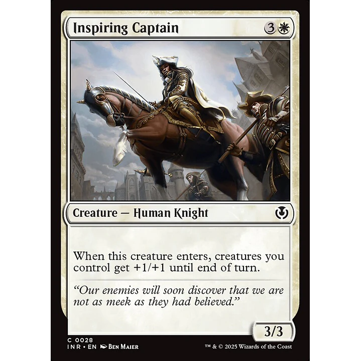 Inspiring Captain | Español | NM | INR 1