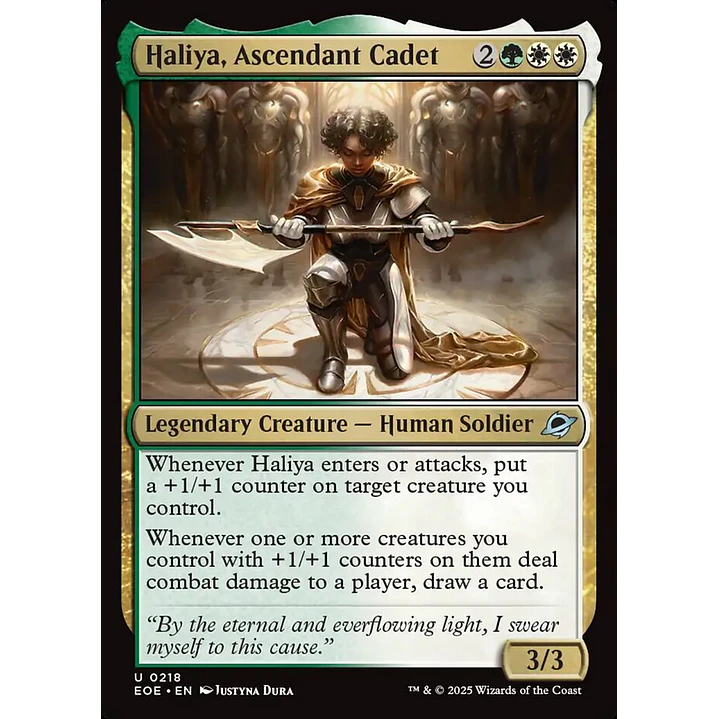 Haliya, Ascendant Cadet | Inglés | NM | EOE 1