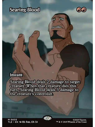 Searing Blood (Borderless) | Inglés | NM | TLE