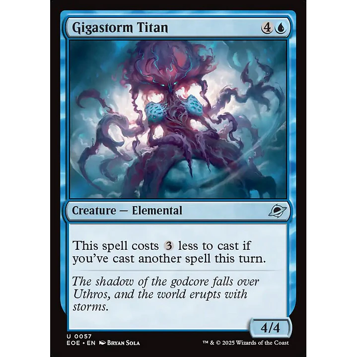 Gigastorm Titan | Inglés | NM | EOE 1