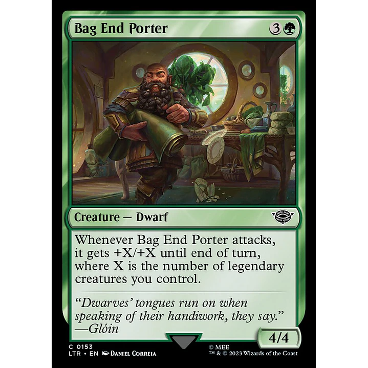Bag End Porter | Español | NM | LTR 1