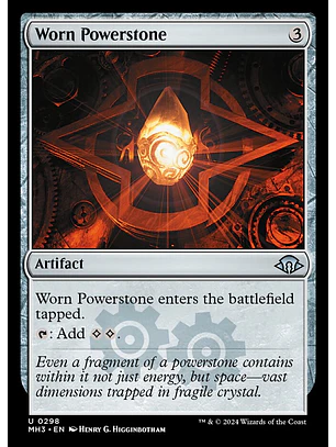 Worn Powerstone (foil) | Inglés | NM | MH3