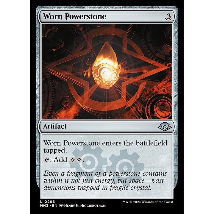 Worn Powerstone (foil) | Inglés | NM | MH3 1