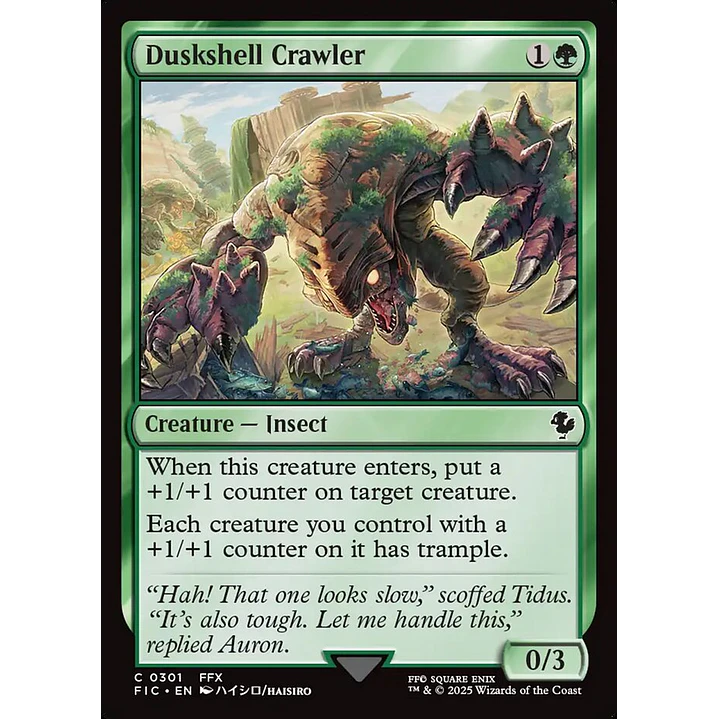 Duskshell Crawler (Surge Foil) | Español | NM | FIC 1