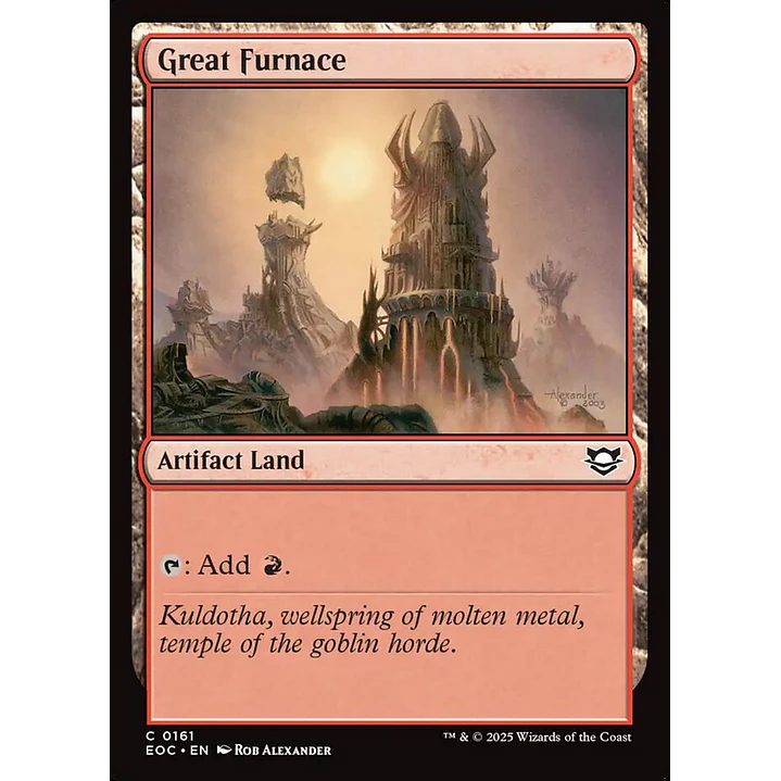 Great Furnace | Inglés | NM | EOC 1