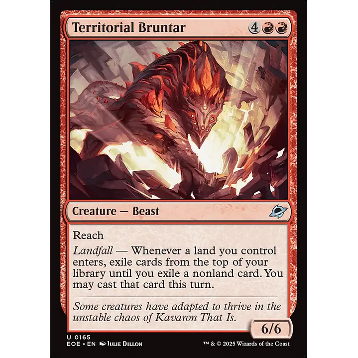 Territorial Bruntar | Inglés | NM | EOE 1