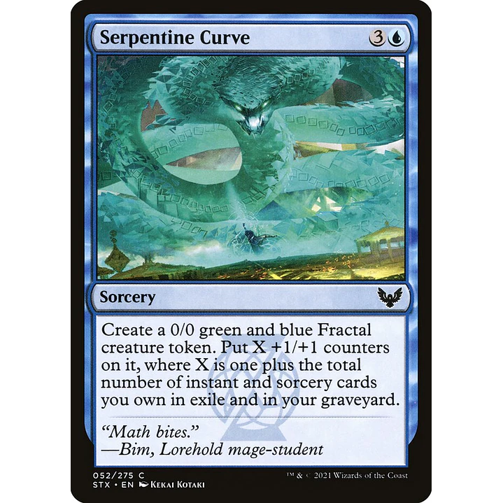 Serpentine Curve | Inglés | NM | STX 1