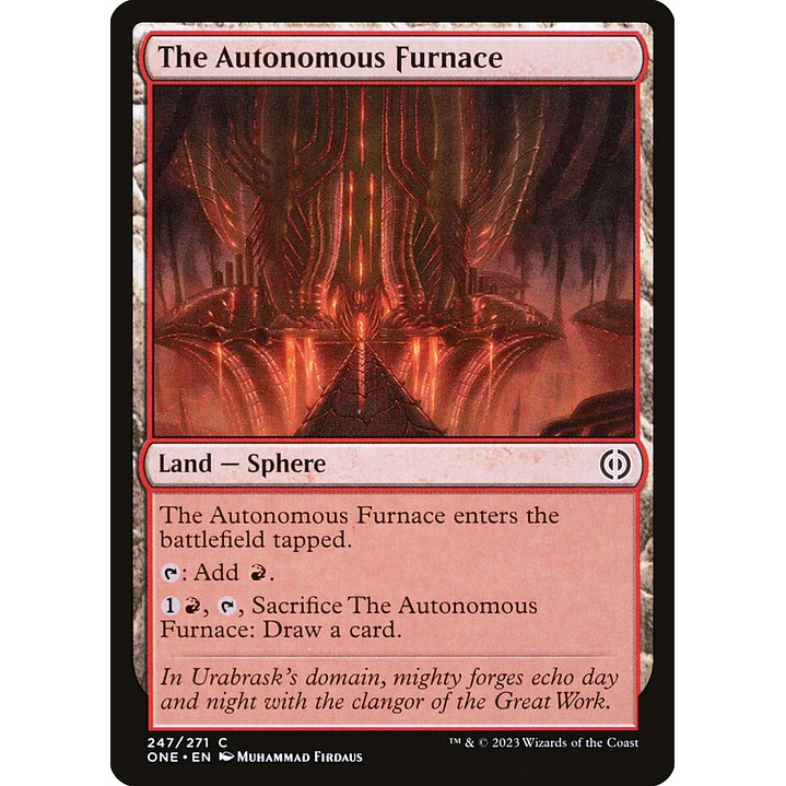 The Autonomous Furnace | Español | NM | ONE 1