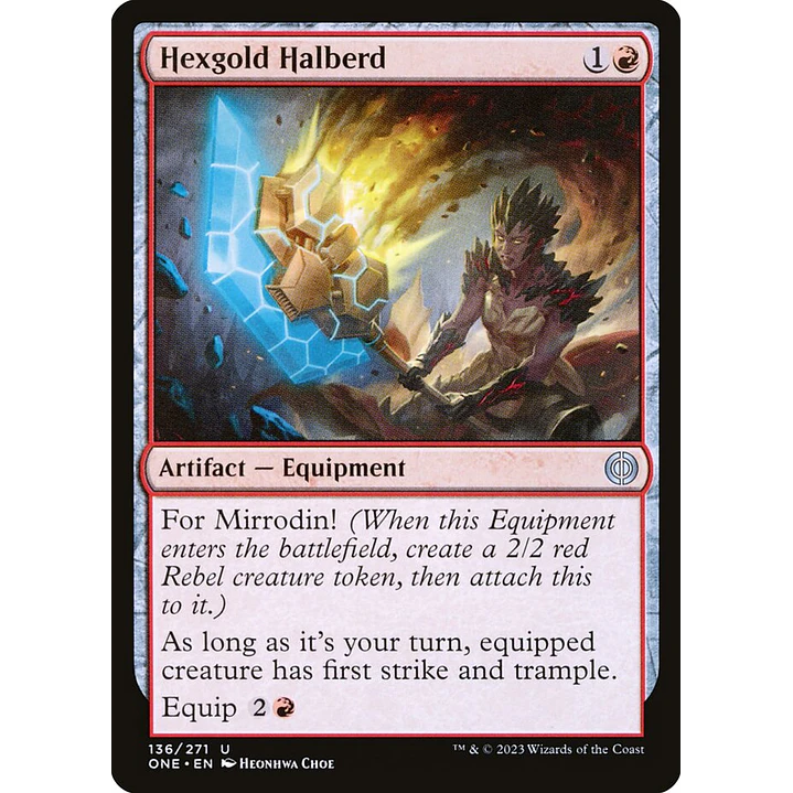 Hexgold Halberd | Español | NM | ONE 1