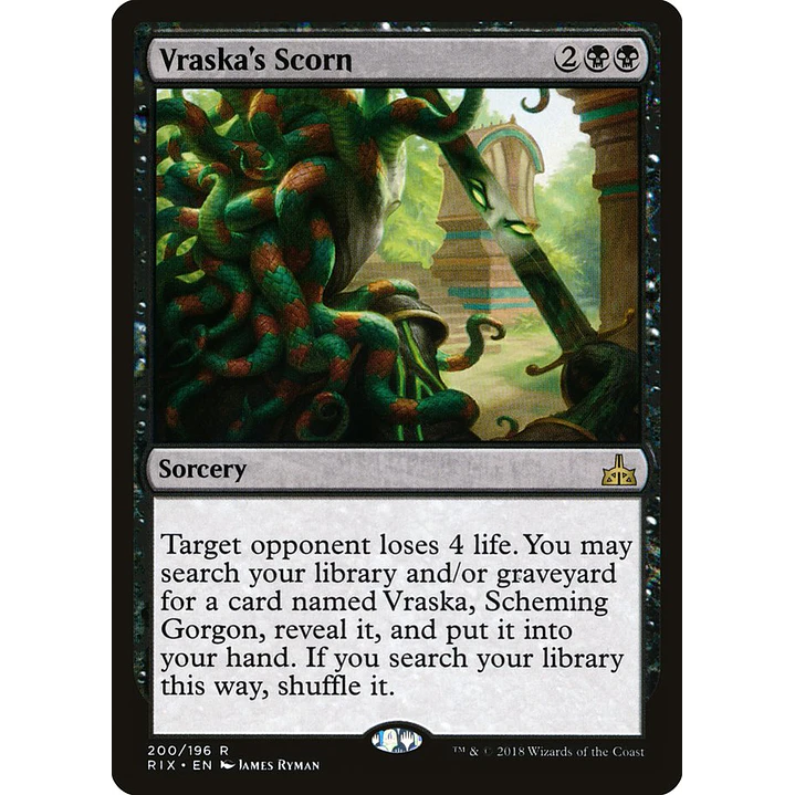 Vraska's Scorn | Inglés | NM | RIX 1
