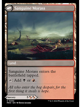 Bloodsoaked Insight // Sanguine Morass | Inglés | NM | MH3