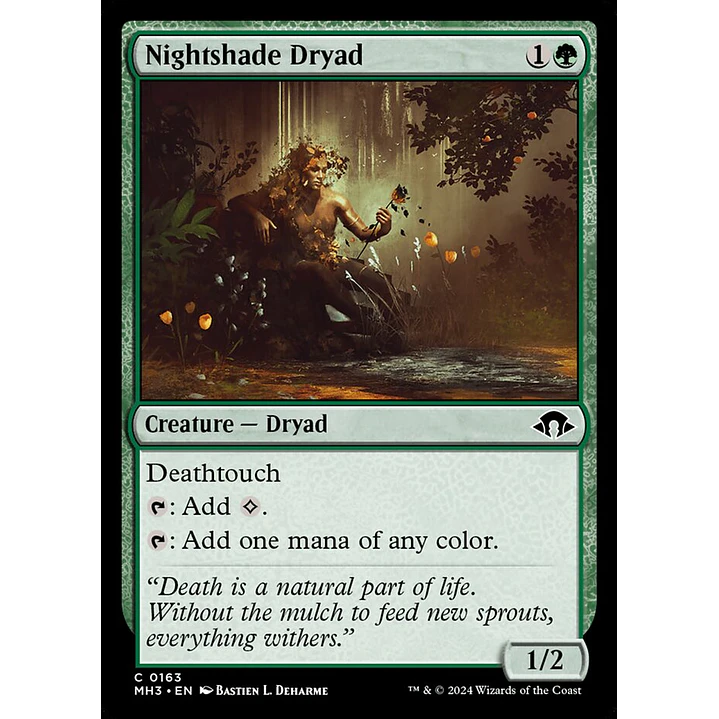 Nightshade Dryad | Español | NM | MH3 1