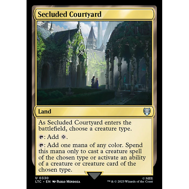 Secluded Courtyard | Inglés | NM | LTC 1